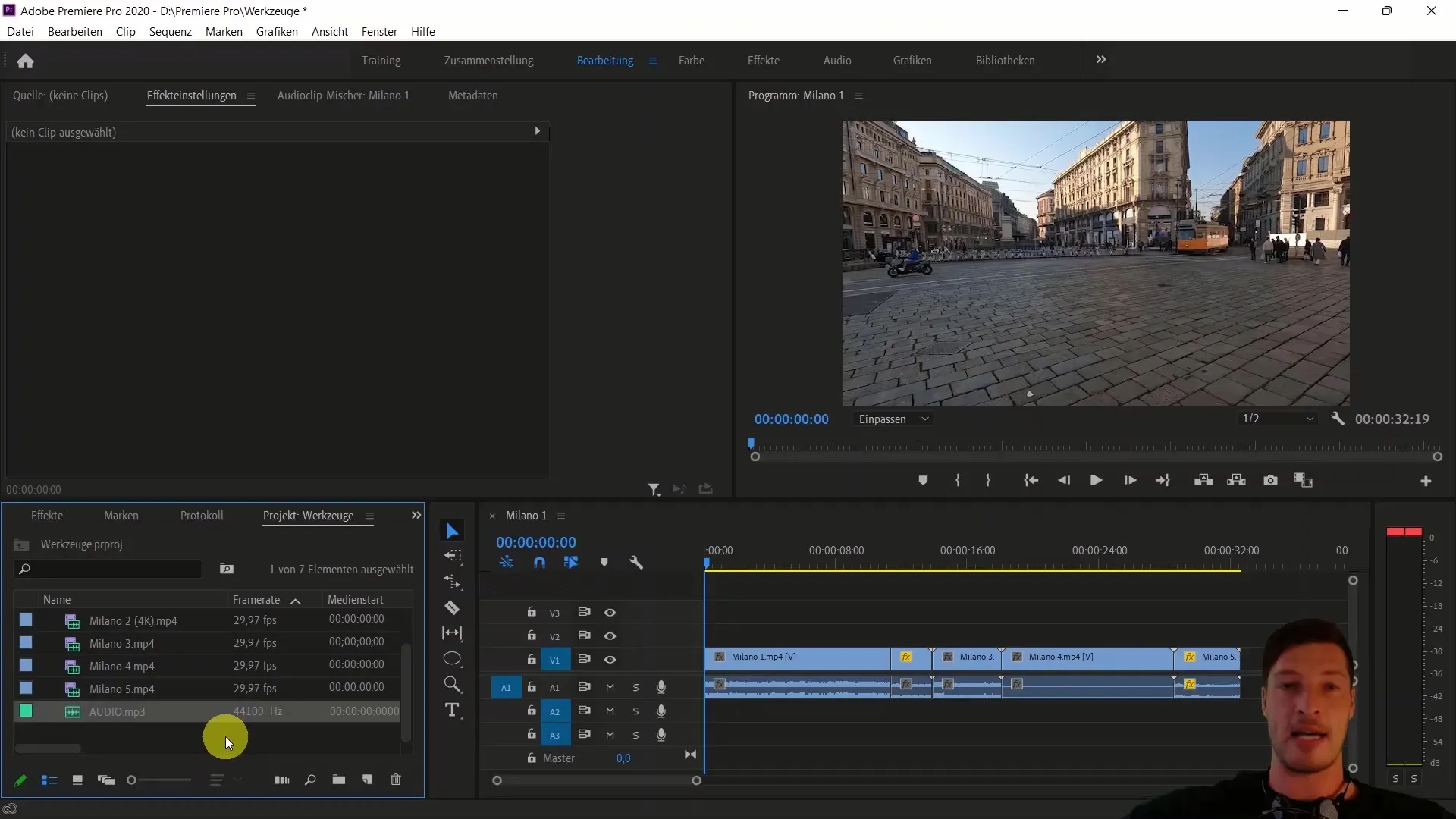 Videoeditointi Adobe Premiere Pro CC:llä: Videoleikkeiden ja musiikin sovittaminen yhteen