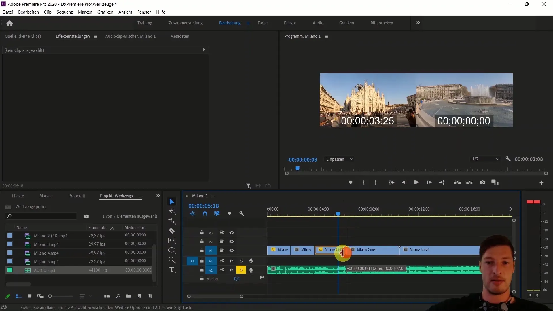 Videoeditointi Adobe Premiere Pro CC:llä: Videoleikkeiden ja musiikin sovittaminen yhteen