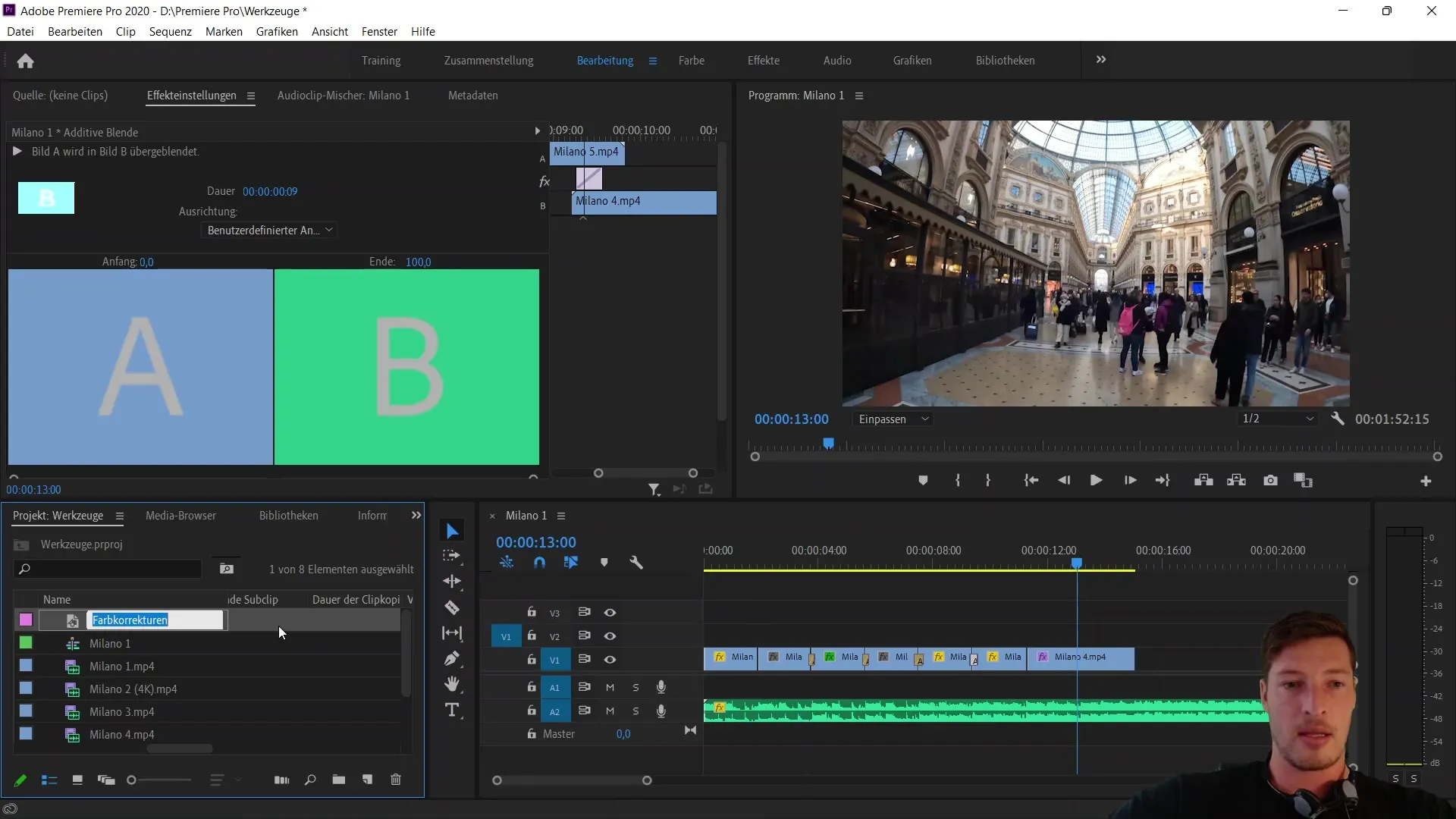 Corrections de couleur et calques d'ajustement dans Adobe Premiere Pro CC