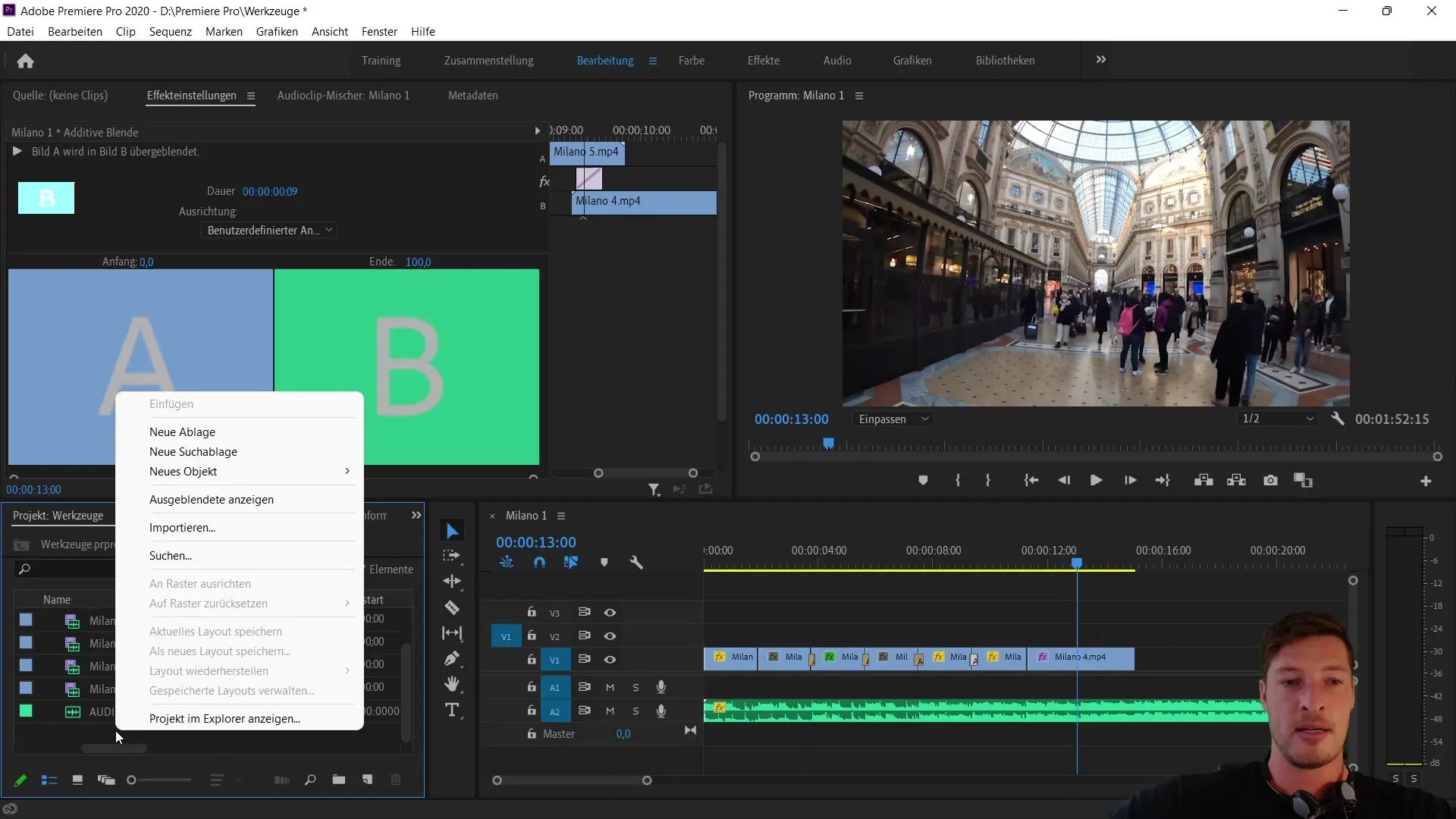 Corrections de couleur et calques d'ajustement dans Adobe Premiere Pro CC