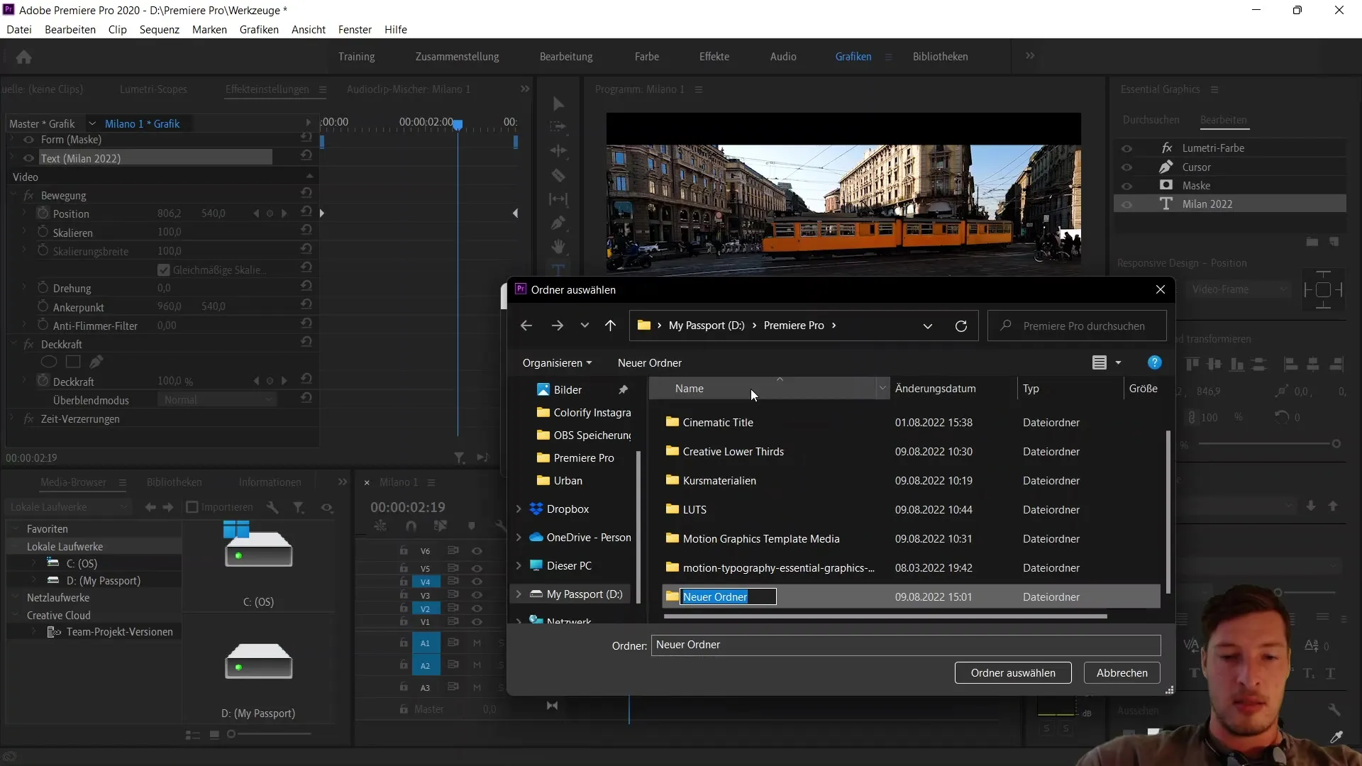 Mengedit video dengan Adobe Premiere Pro CC: Mengekspor tangkapan layar