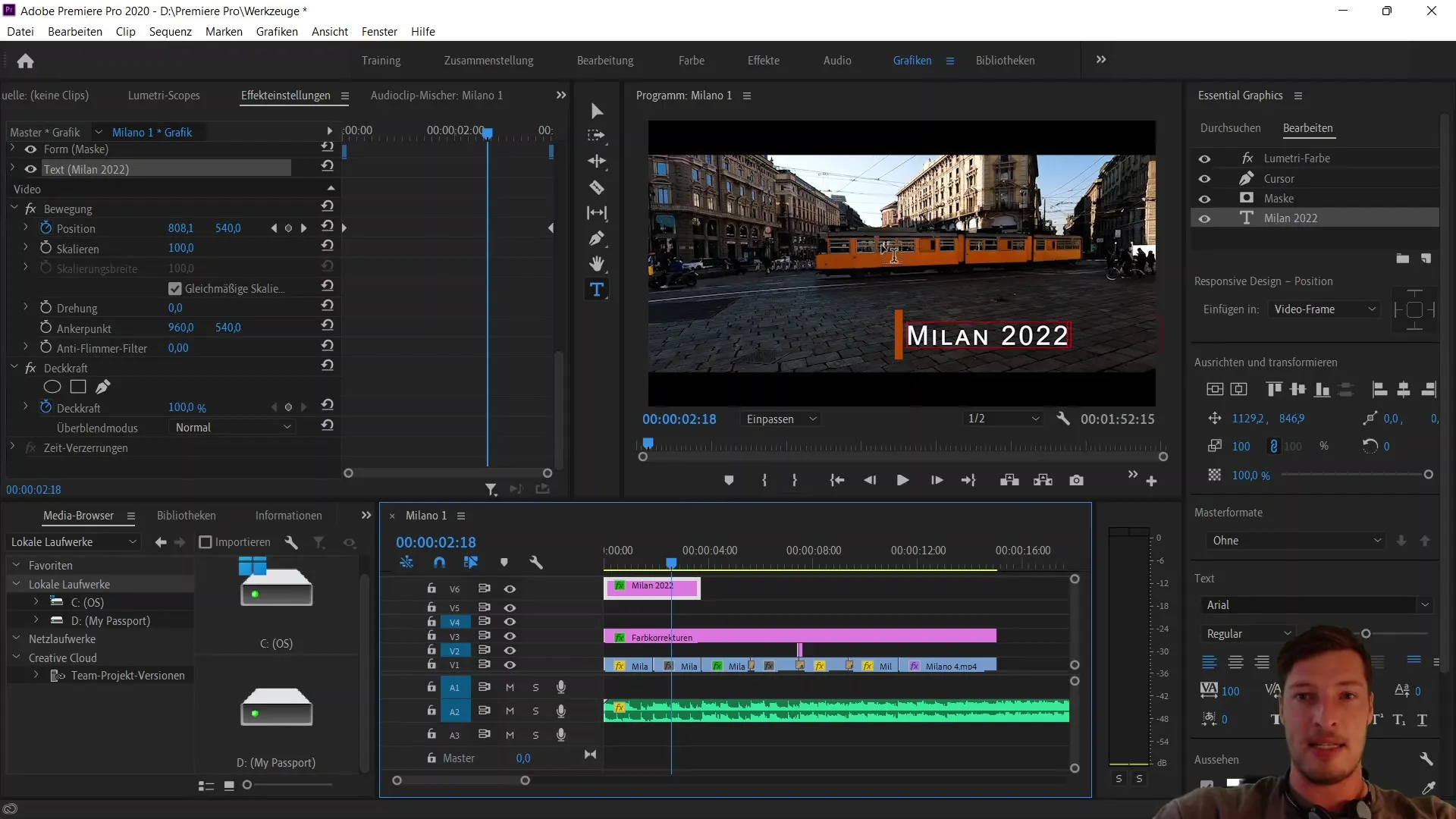 Pengeditan video dengan Adobe Premiere Pro CC: Ekspor Tangkapan Layar