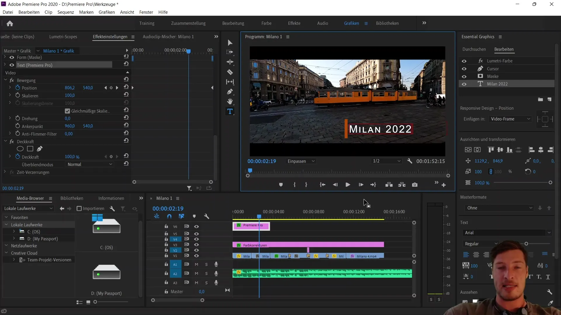 Mengedit video dengan Adobe Premiere Pro CC: Ekspor tangkapan layar