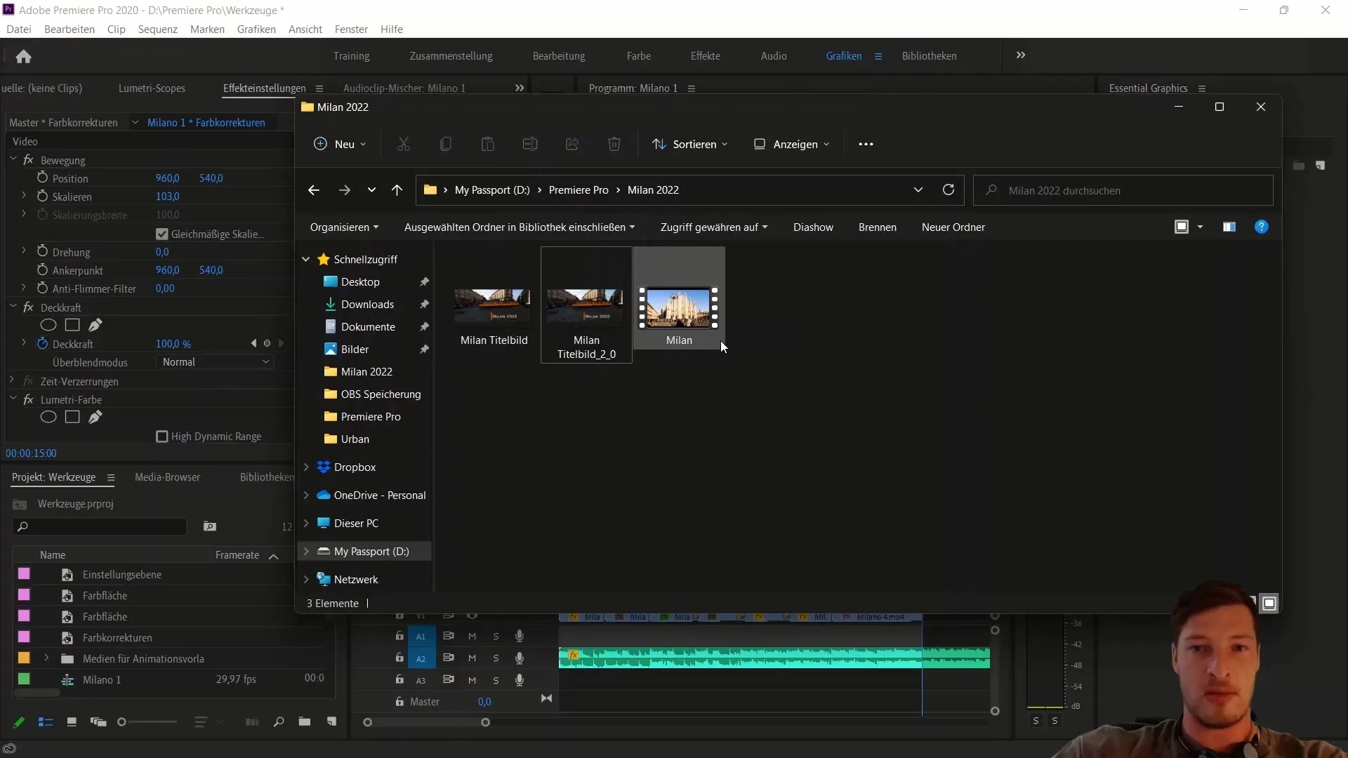 Sukses mengekspor file video MP4 dengan Adobe Premiere Pro CC