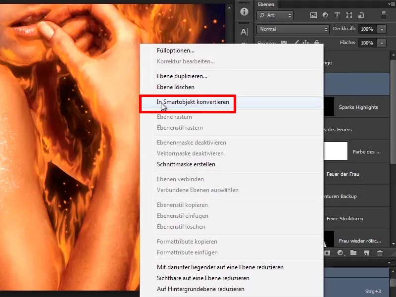 Photoshop-Composing - Api dan Es - Bagian 06: Percikan dan Embun Beku