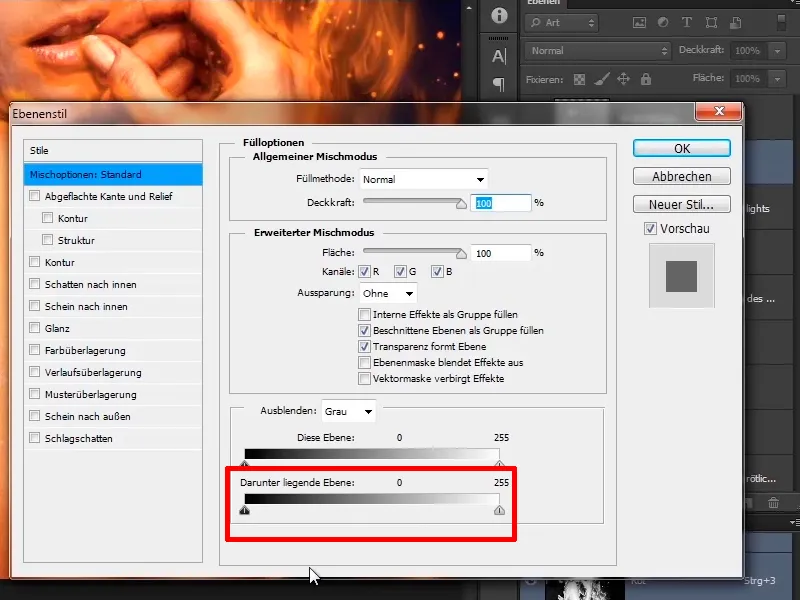 Menggabungkan Photoshop - Api dan Es - Bagian 06: Percikan dan Embun Beku