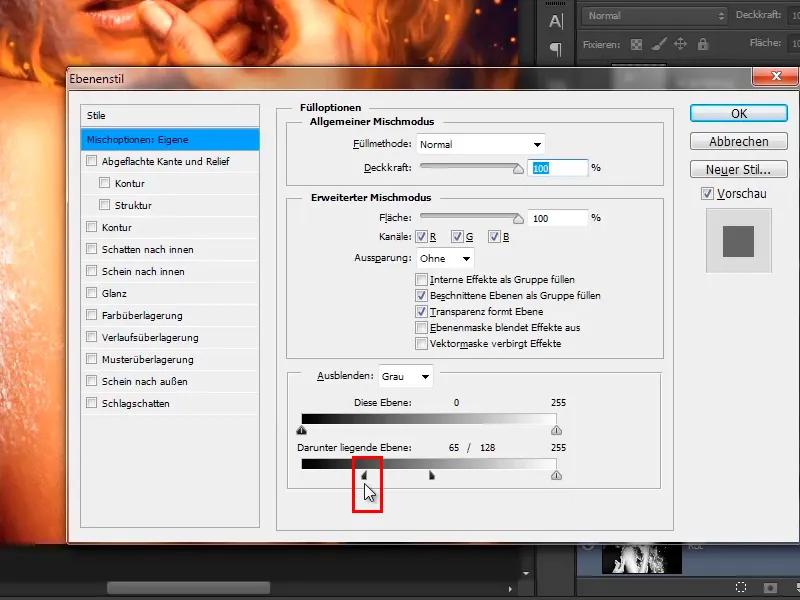 Menggabungkan Photoshop - Api dan Es - Bagian 06: Bunga api dan Kedinginan