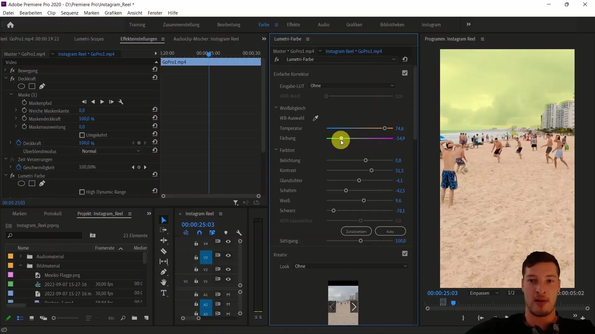 Pengeditan warna lanjutan dari bagian-bagian tertentu di Adobe Premiere Pro CC