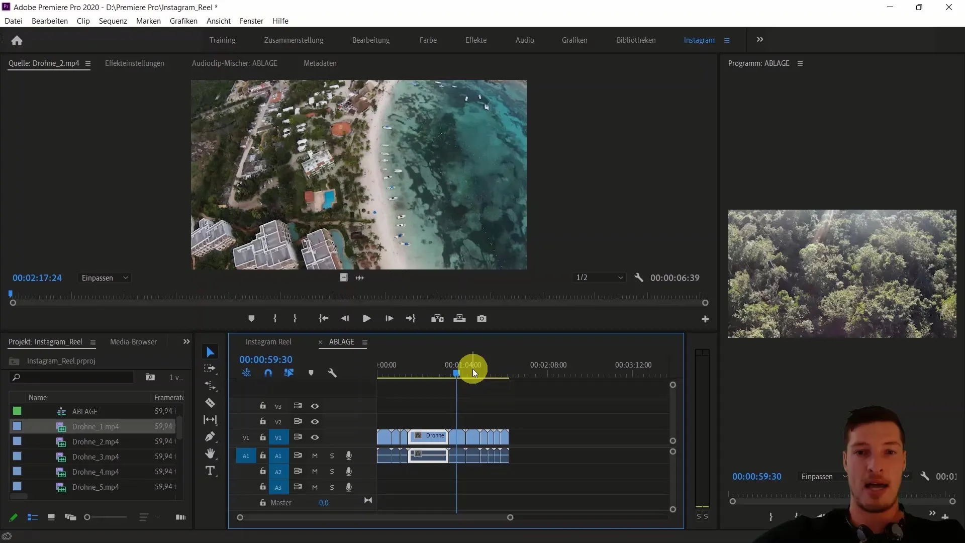 Optimización del panel de clips en Adobe Premiere Pro CC