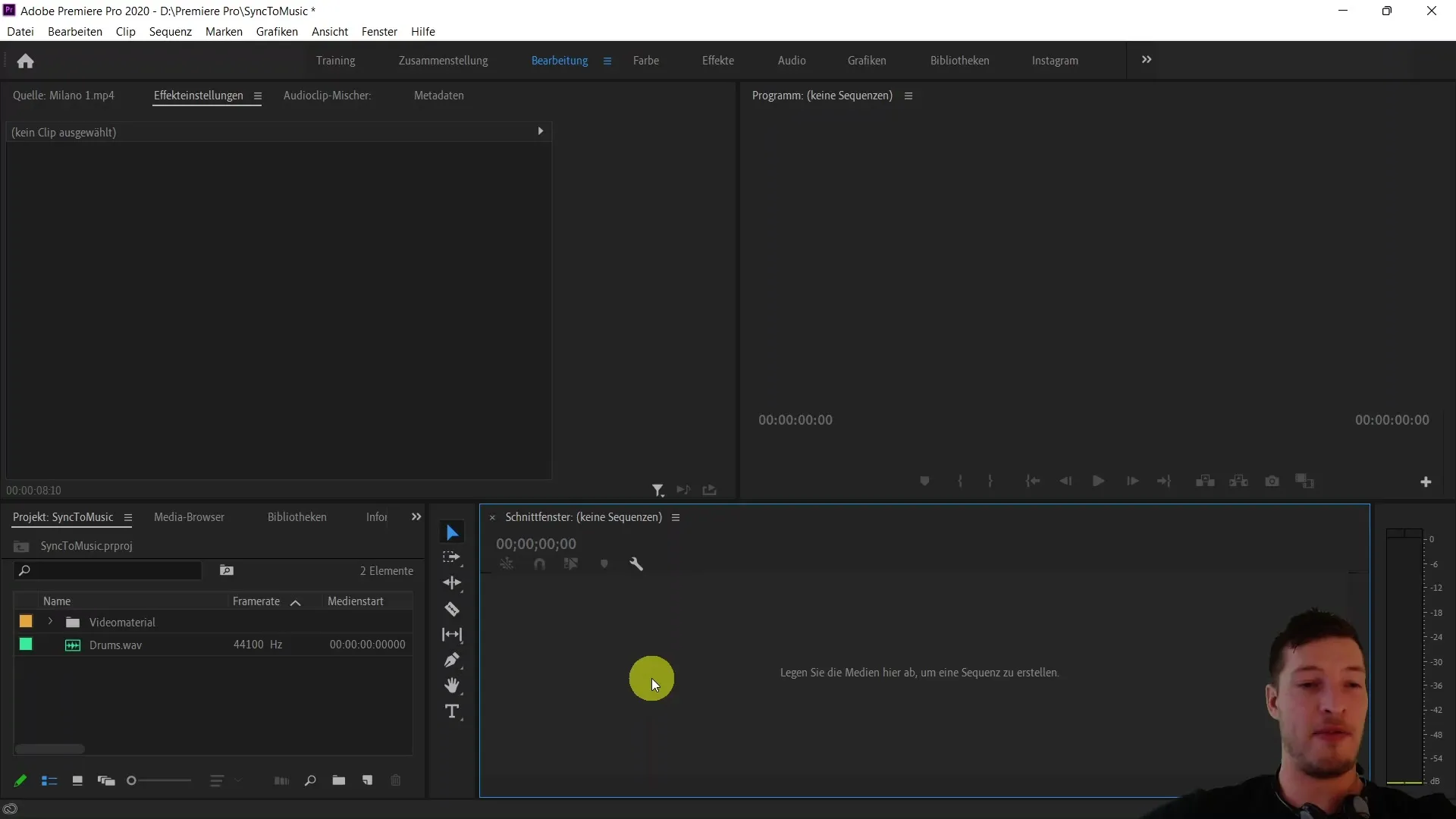 Rápida sincronización de videoclips en Adobe Premiere Pro CC