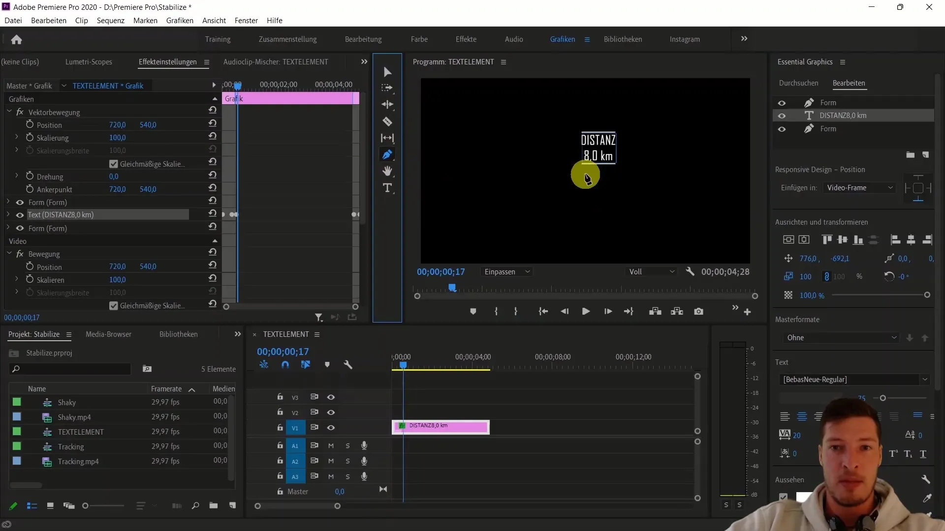 Pelacakan objek yang efektif di Adobe Premiere Pro CC