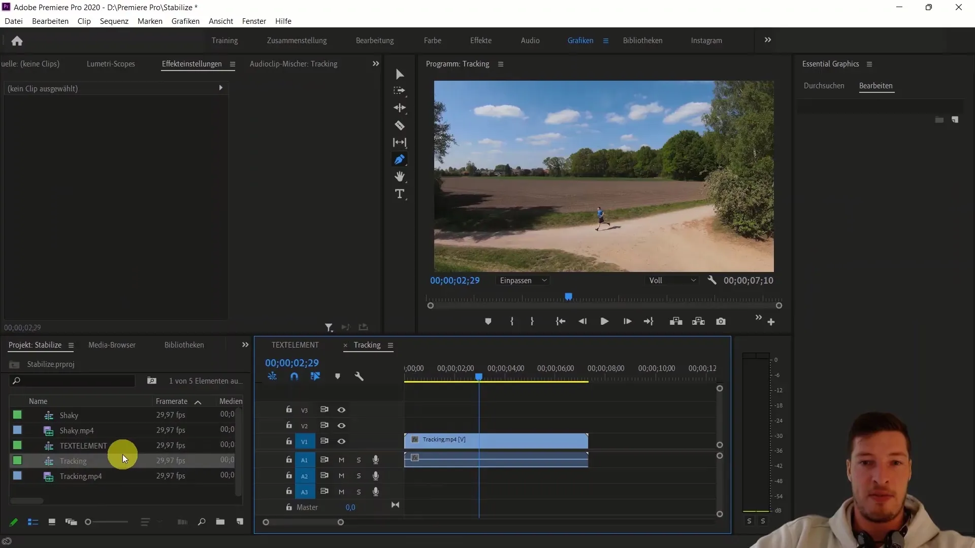 Pelacakan objek yang efektif di Adobe Premiere Pro CC