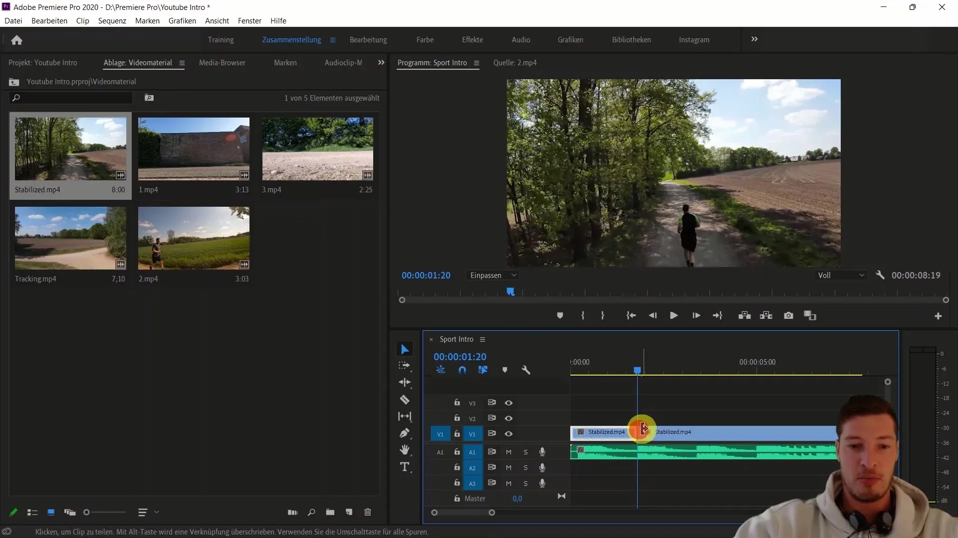 Efektywna edycja wideo za pomocą programu Adobe Premiere Pro CC poprzez zagnieżdżanie