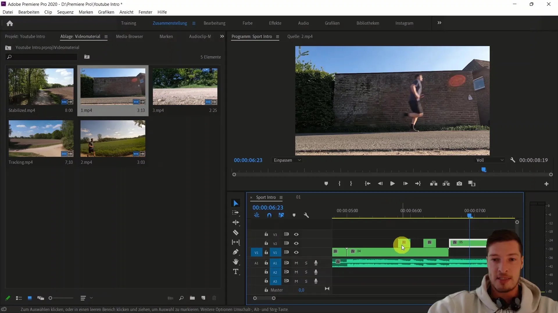 Pengeditan video yang efisien dengan Adobe Premiere Pro CC melalui penggabungan