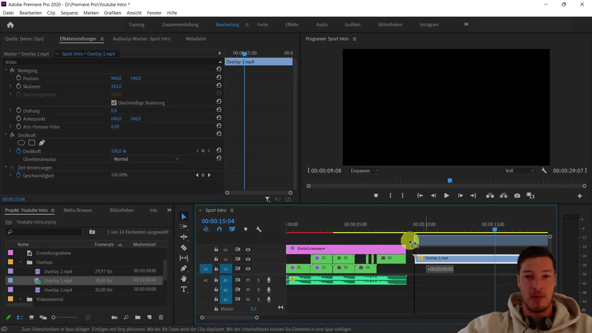 Так ты используешь наложения в Adobe Premiere Pro CC для динамического видеоконтента