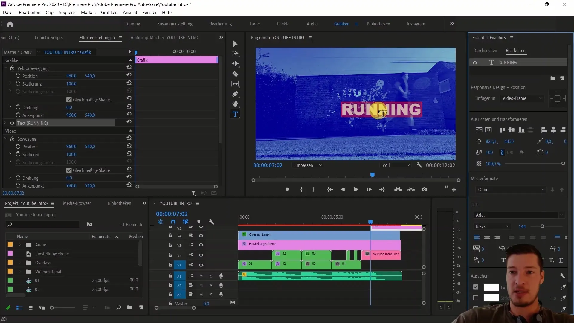 Membuat efek teks kustom dengan Adobe Premiere Pro CC