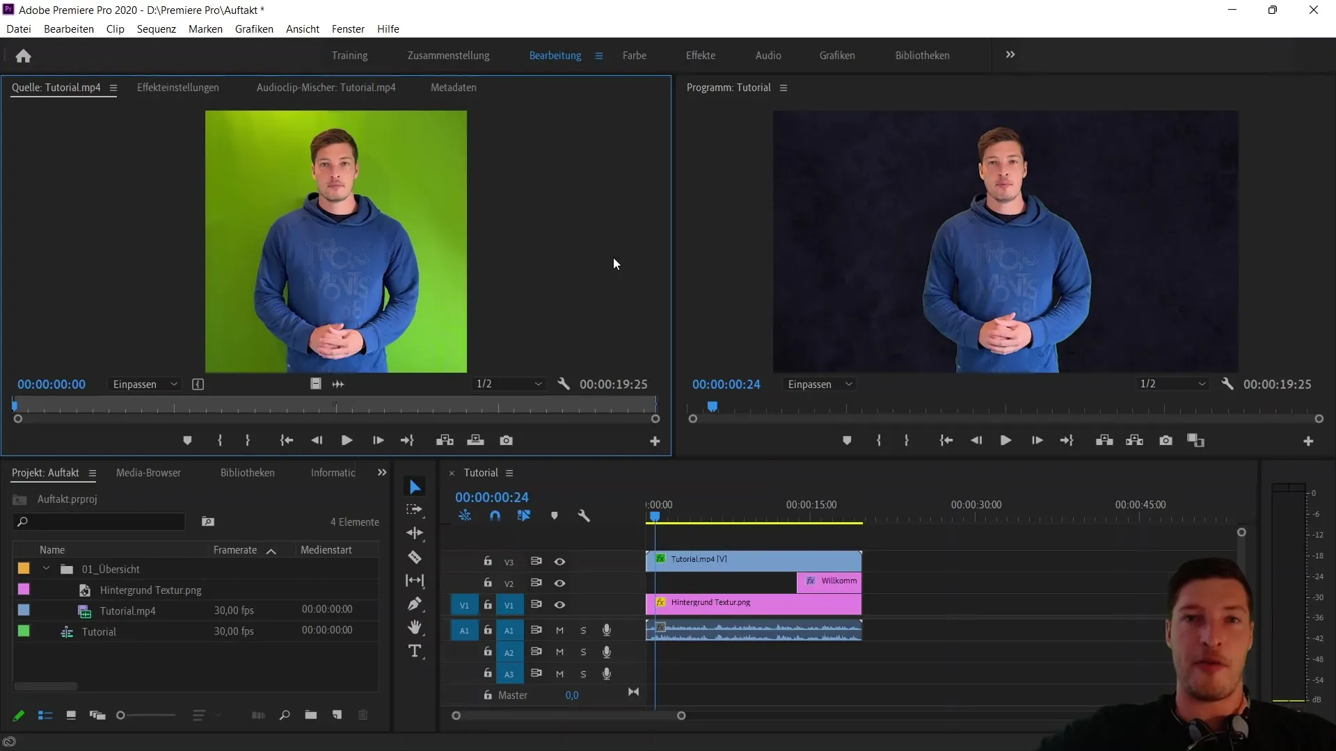 Introduction au domaine de préparation préalable d'Adobe Premiere Pro CC