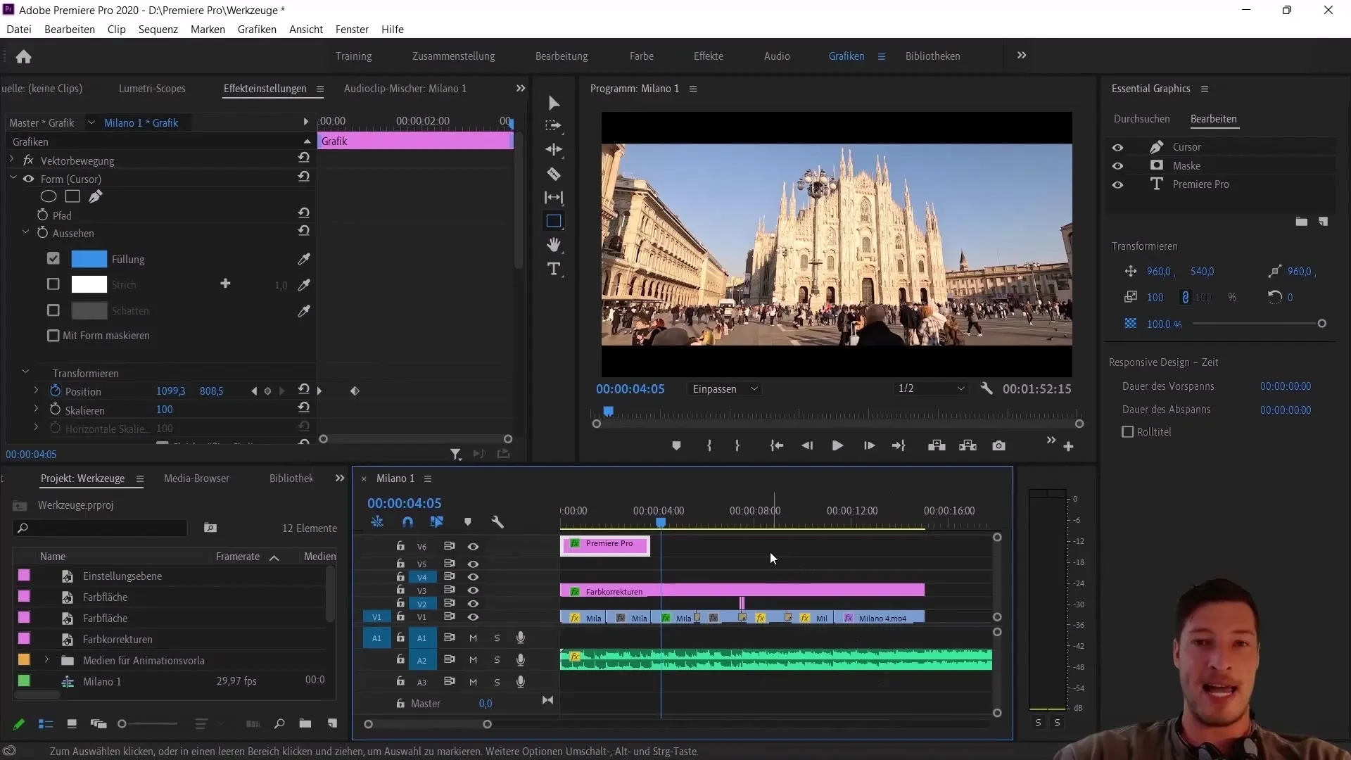 Montage vidéo : Utiliser correctement les graphiques essentiels et les LUTs dans Premiere Pro