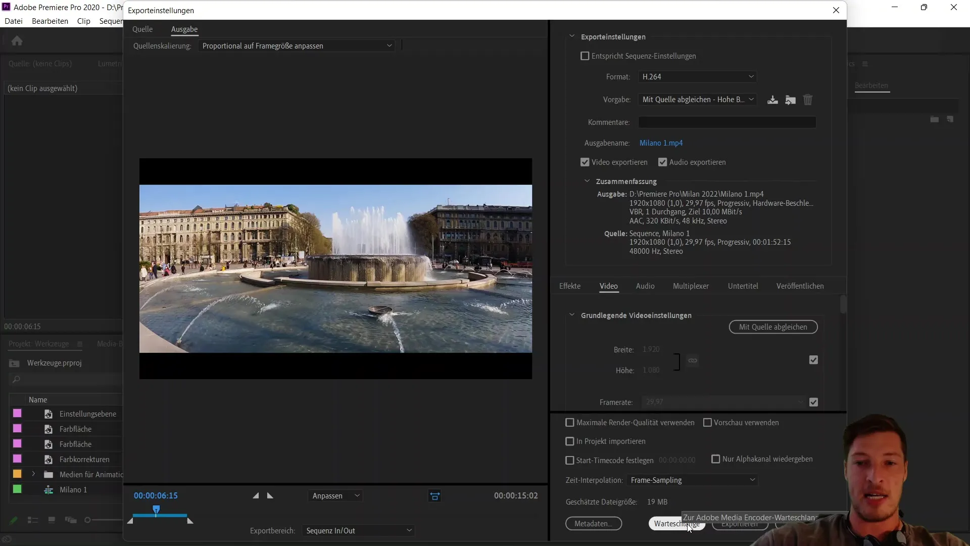 Эффективная экспорт файлов видео с помощью Adobe Media Encoder