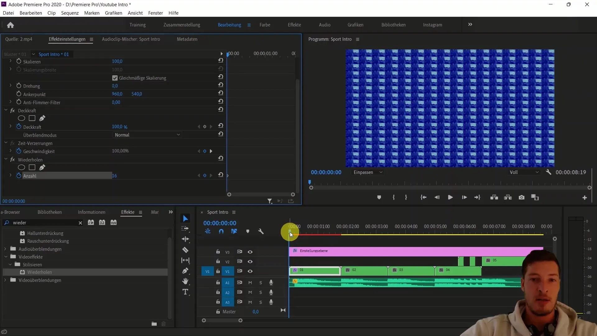 Definições criativas de cores e efeitos no Adobe Premiere Pro CC