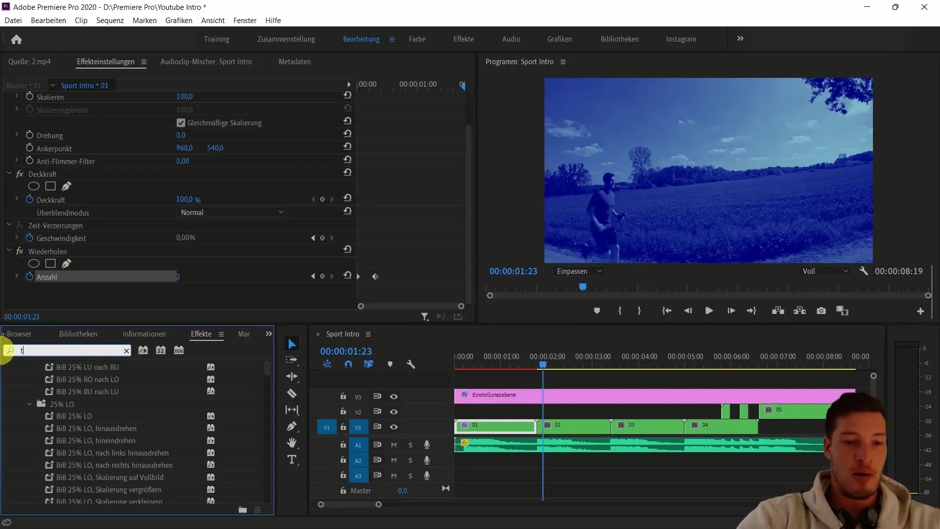 Pengaturan warna dan efek kreatif dalam Adobe Premiere Pro CC