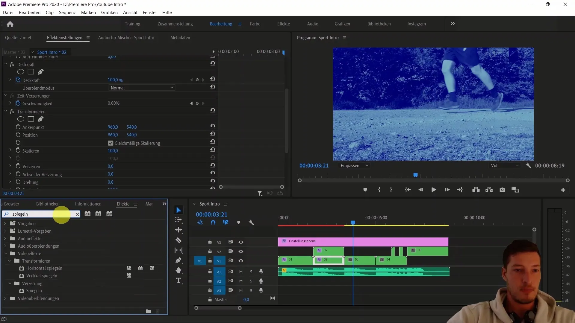 Pengaturan warna dan efek kreatif di Adobe Premiere Pro CC