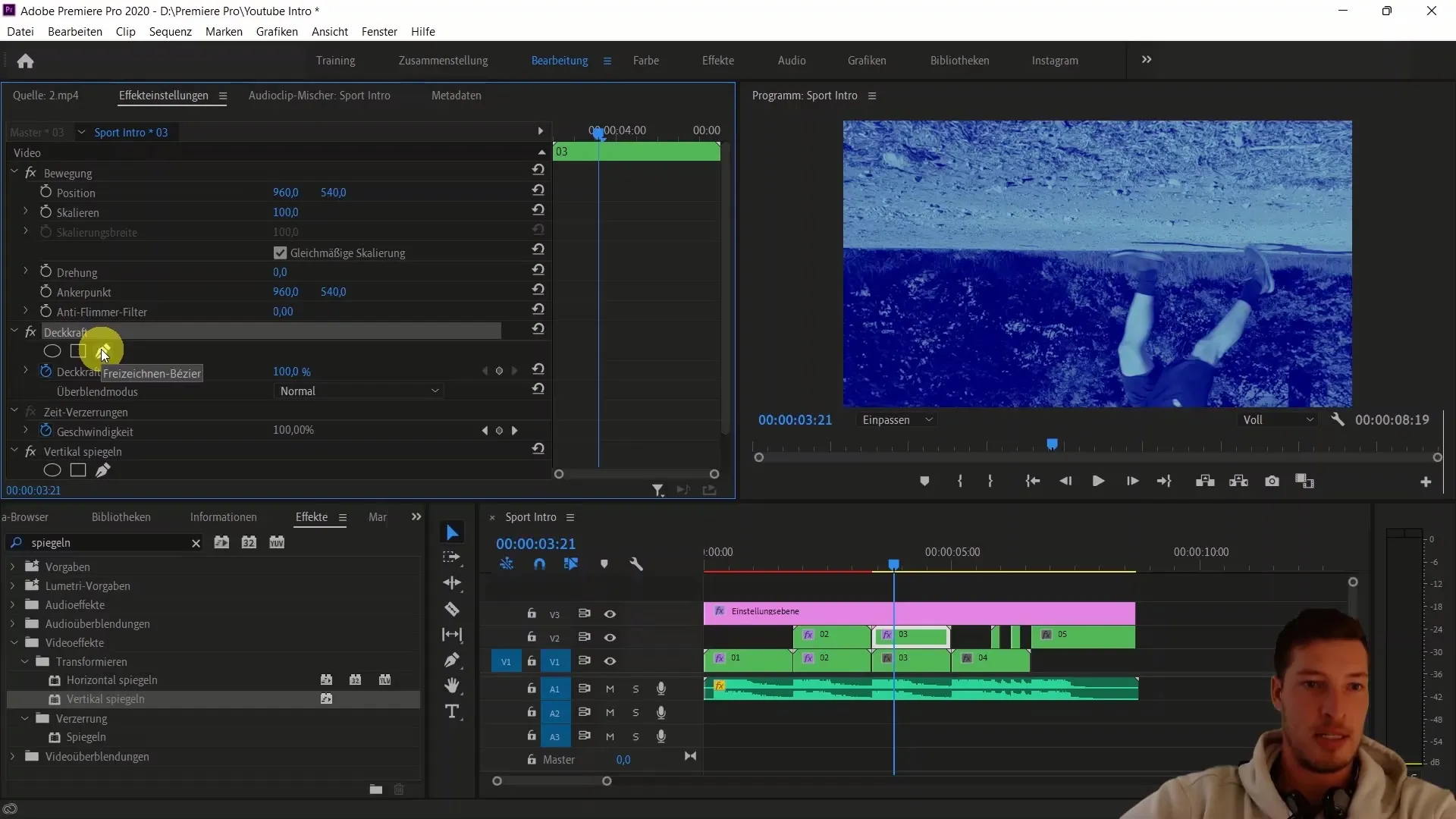 Definições criativas de cores e efeitos no Adobe Premiere Pro CC