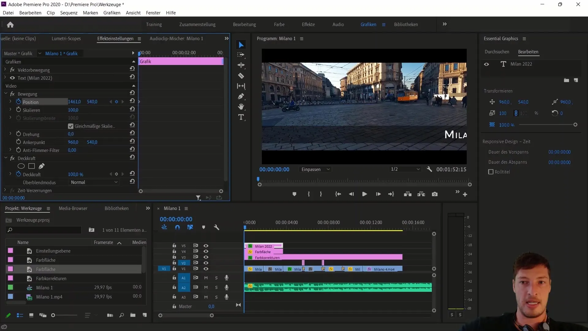 Professionella textanimationer med Adobe Premiere Pro CC