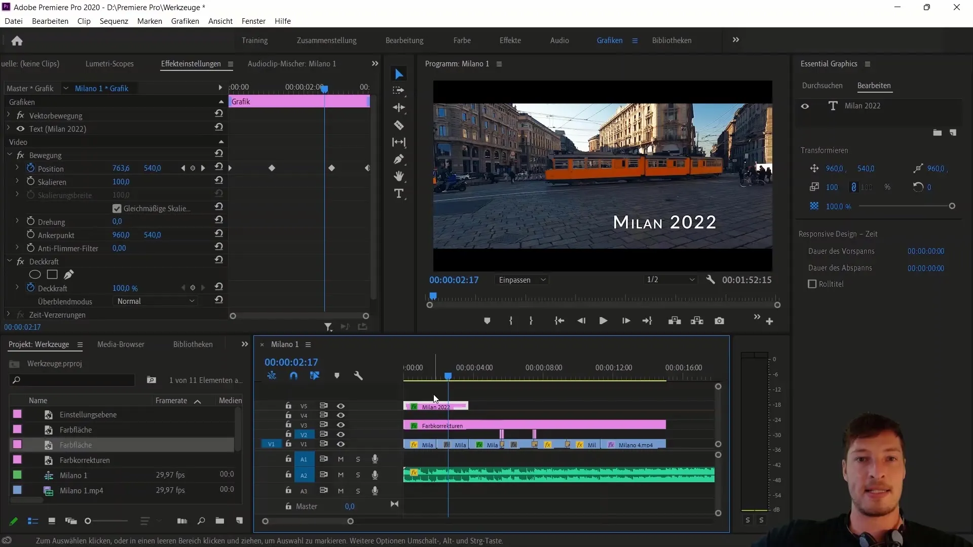 Professionell textanimationer med Adobe Premiere Pro CC