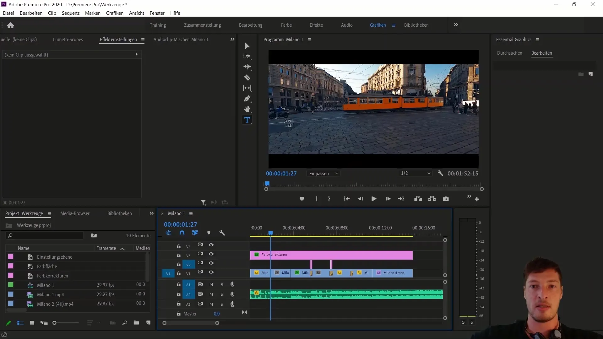 Professionell textanimation med Adobe Premiere Pro CC