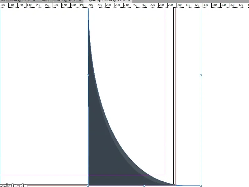 Design di un volantino pieghevole per esempio di una palestra/studio fitness - Parte 2