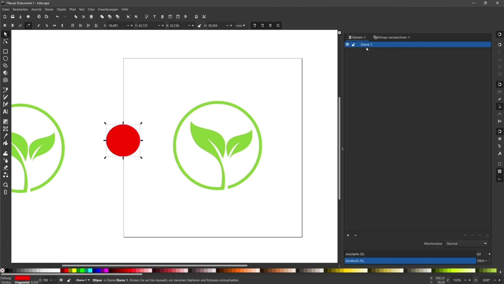 Vectorisation d'images pixel multicolores dans Inkscape