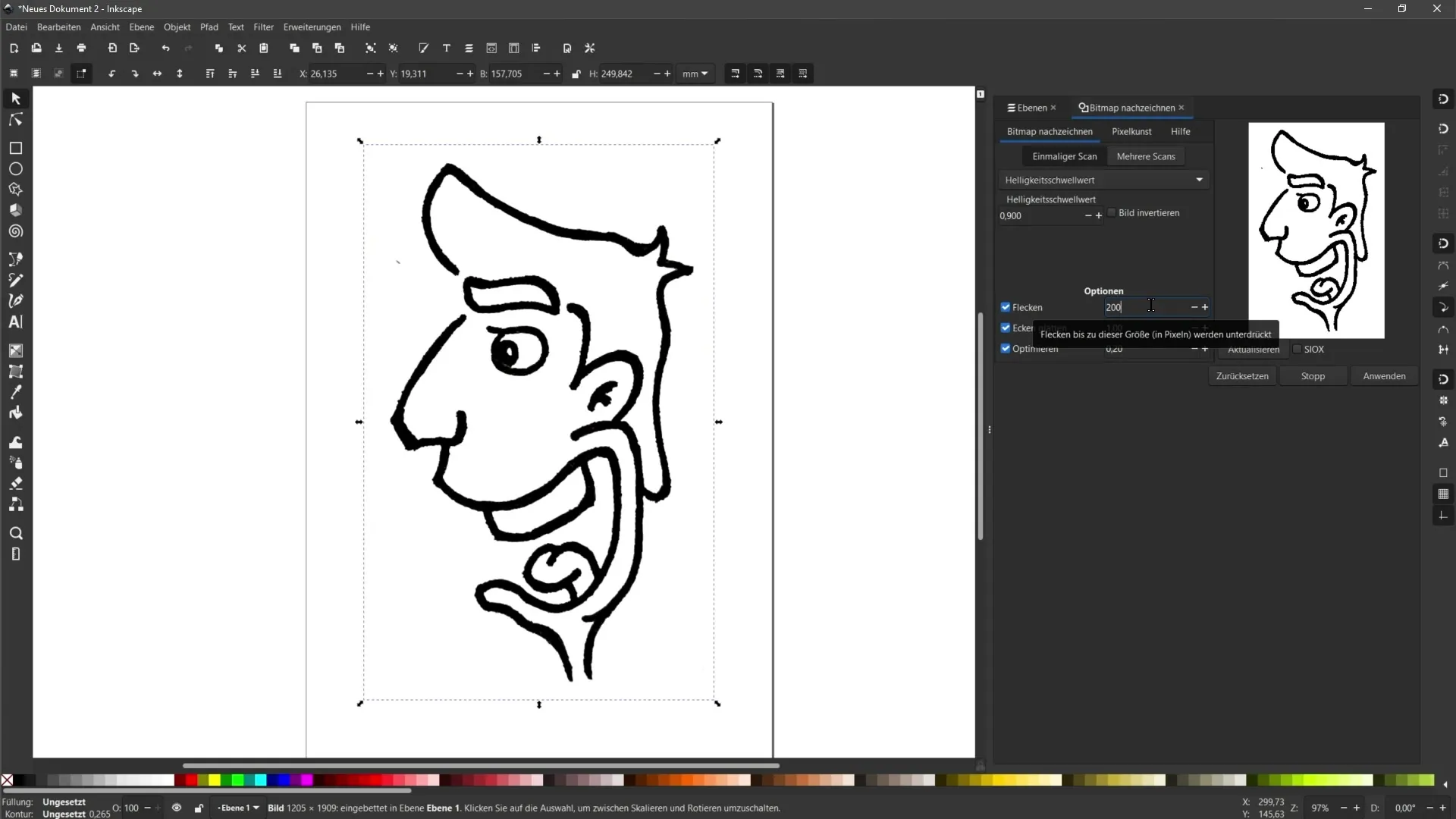 Vectorization of your drawings in Inkscape: A comprehensive guide