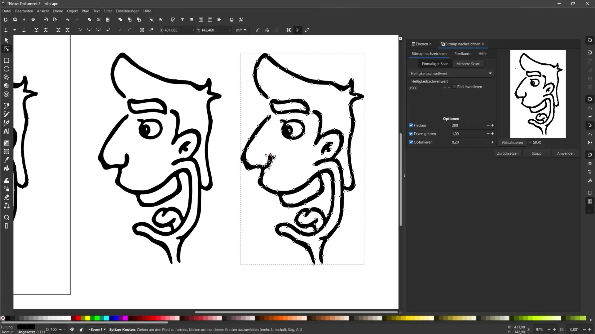 Vectorization of your drawings in Inkscape: A comprehensive guide