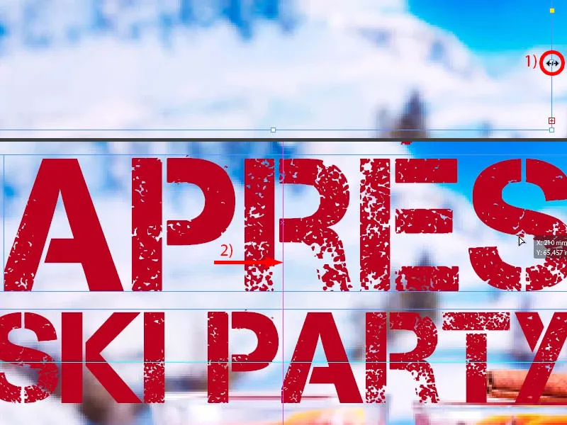 Création d'une affiche format A2 recto seul - Fête Après-Ski