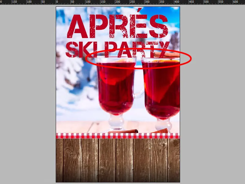 Návrh plakátu formátu A2 jednostranný tisk - Après-Ski-Party.