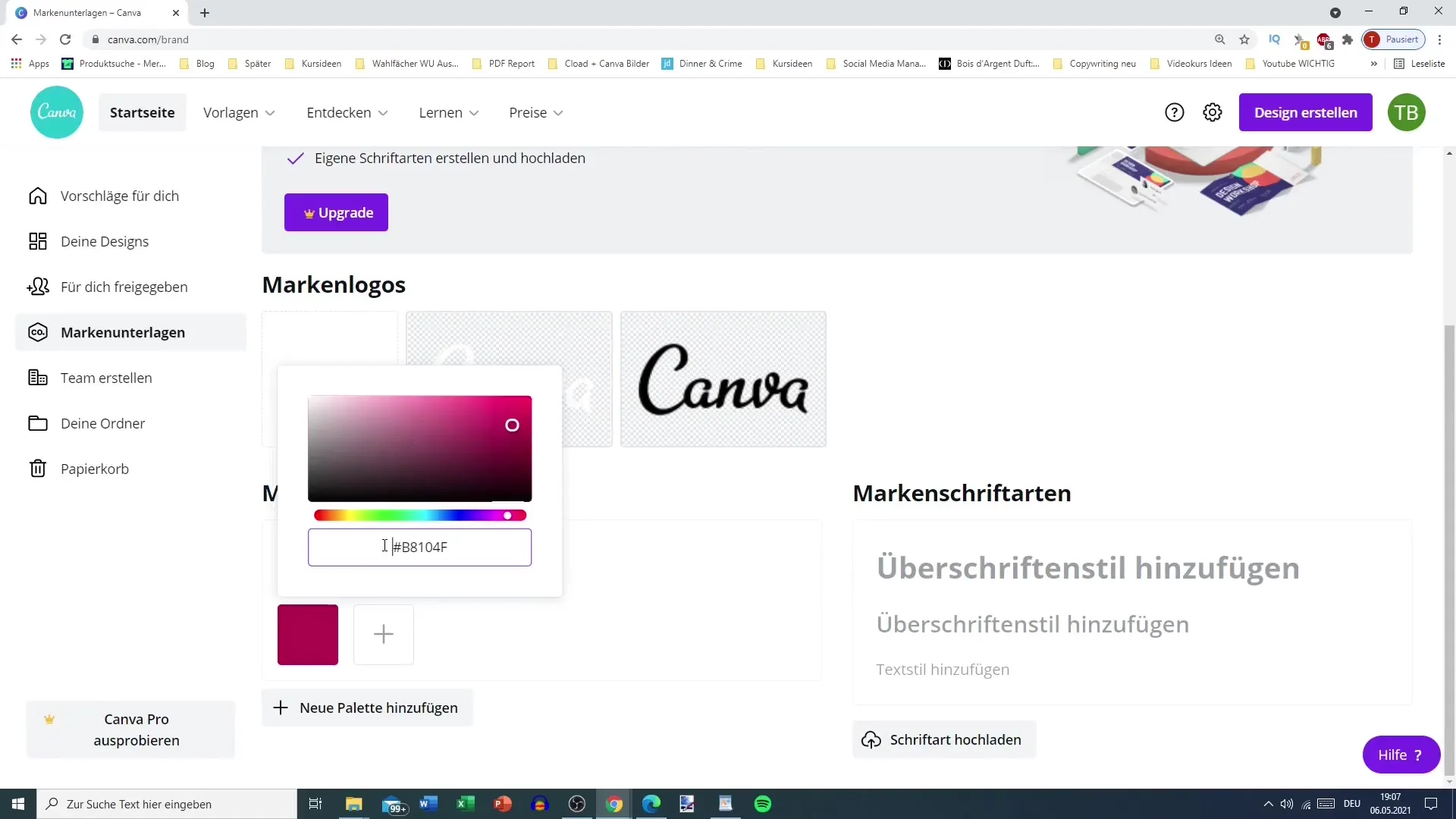 Personalização do Canva para os seus desenhos pessoais