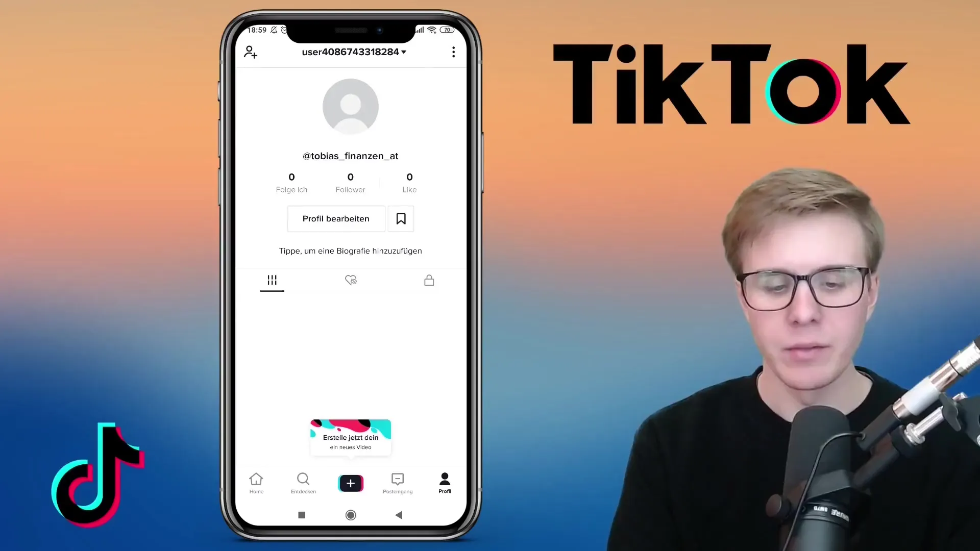 TikTok-konto loomine: samm-sammult juhend