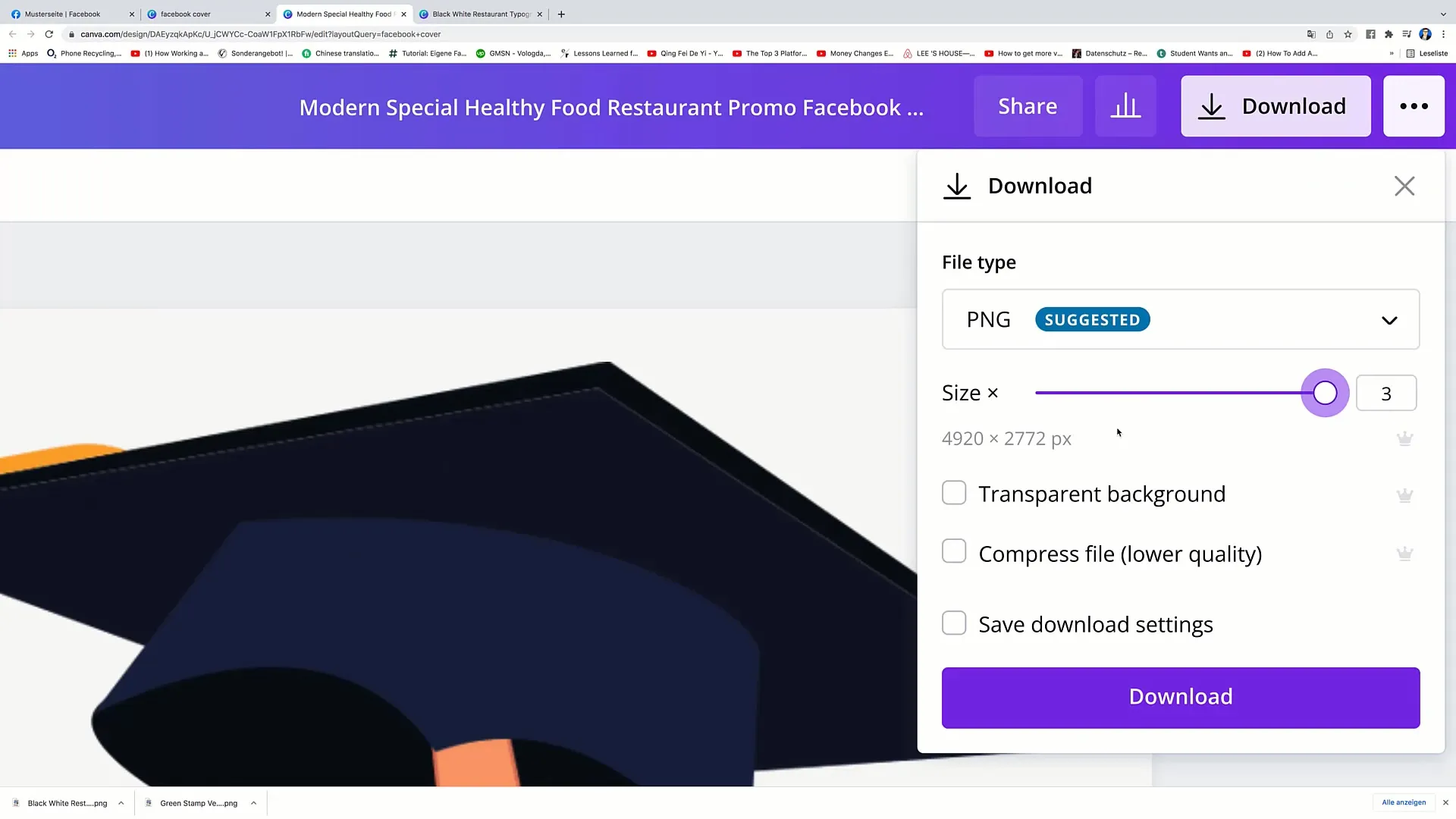 Kurkite patrauklią Facebooko titulinio nuotrauką „Canva“ programoje