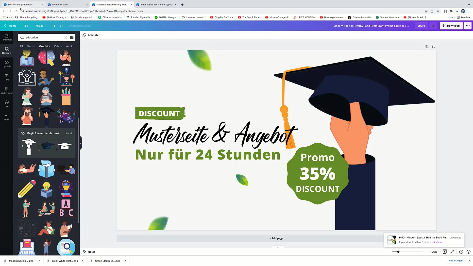 Sukurkite patrauklią Facebook antraštės nuotrauką „Canva“ platformoje