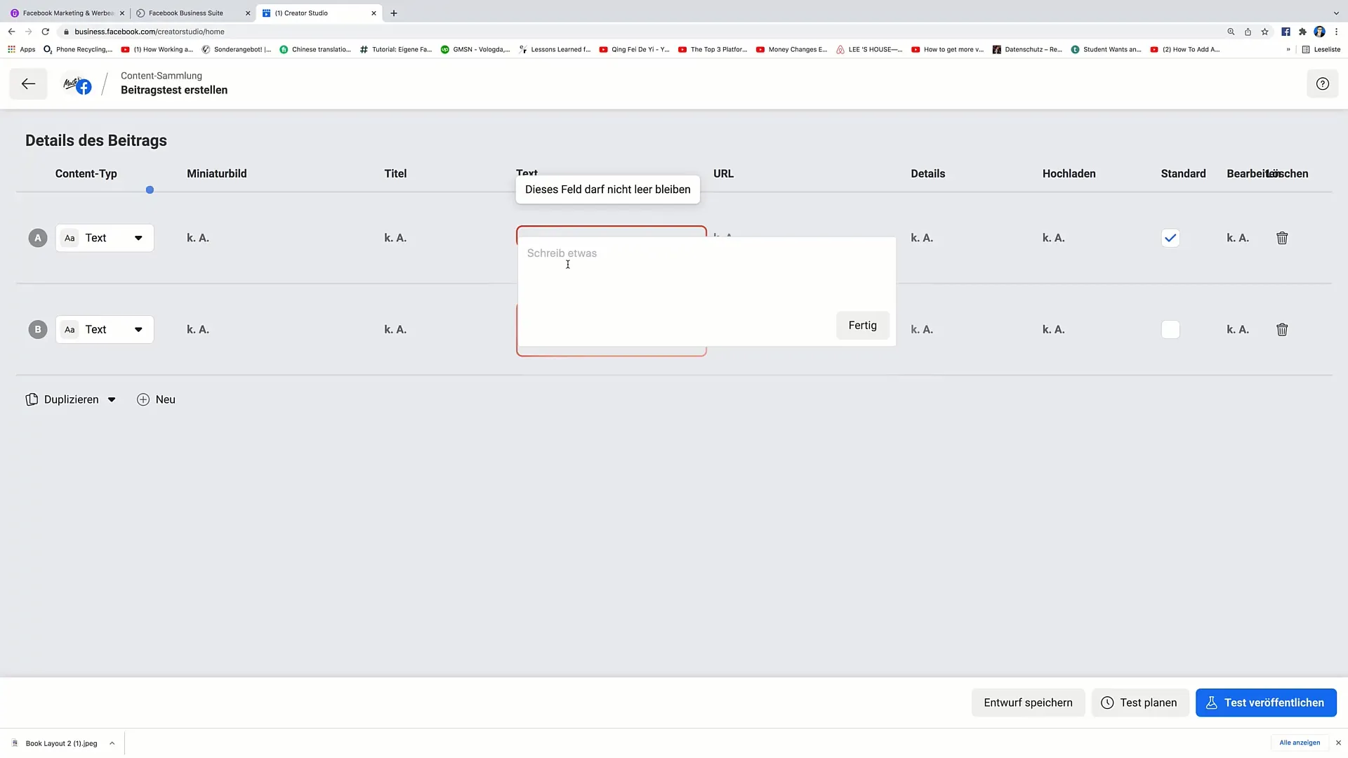 Facebook'ta gönderi testleri oluşturmak için etkili stratejiler