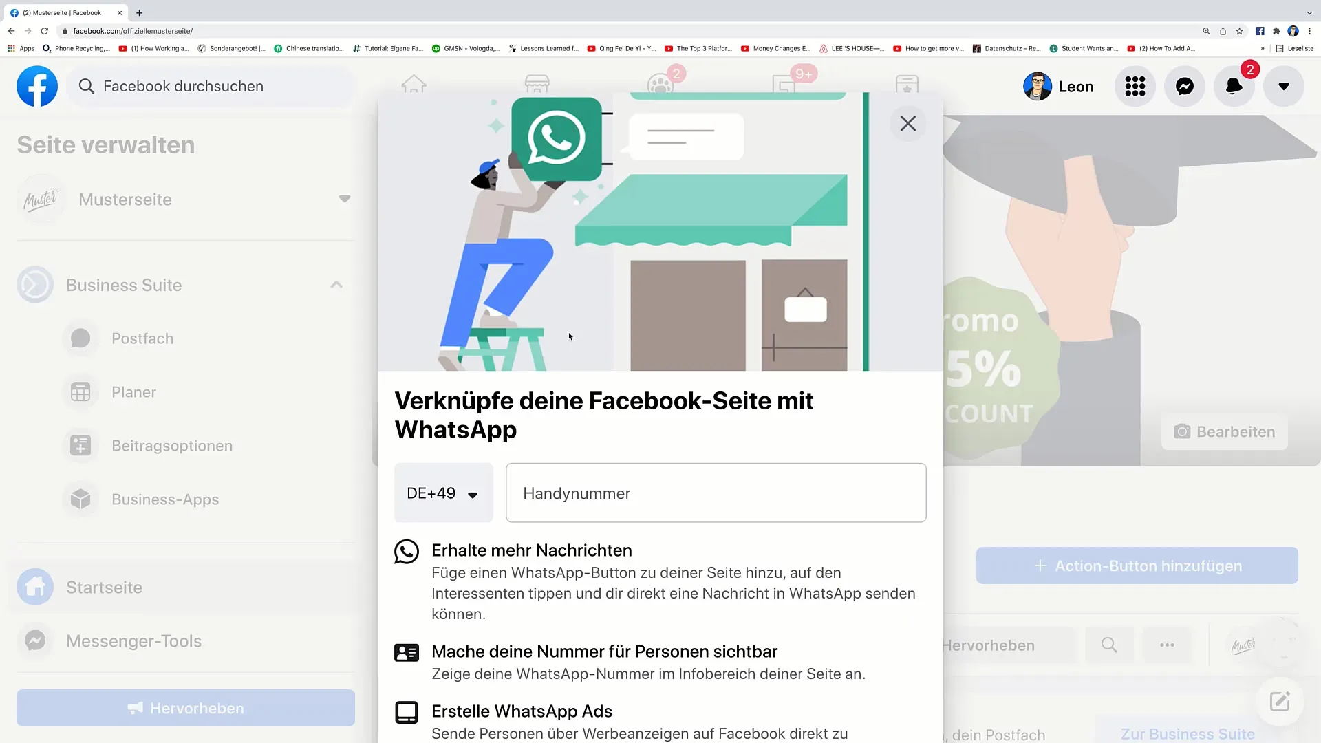 Tako povežete WhatsApp s svojo Facebook stranjo