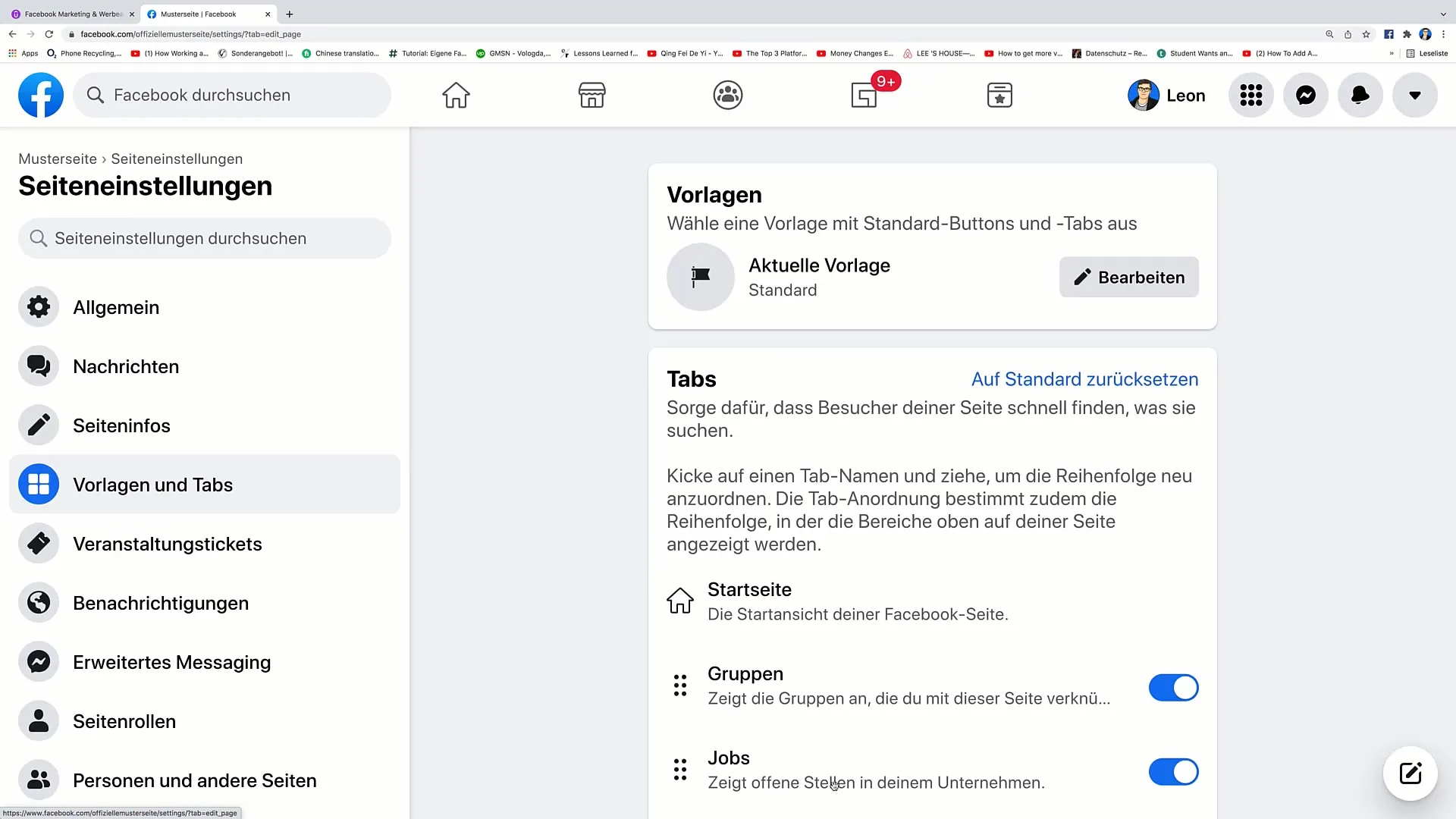 Facebook-markedsføring: Nem tilpasning af navigation