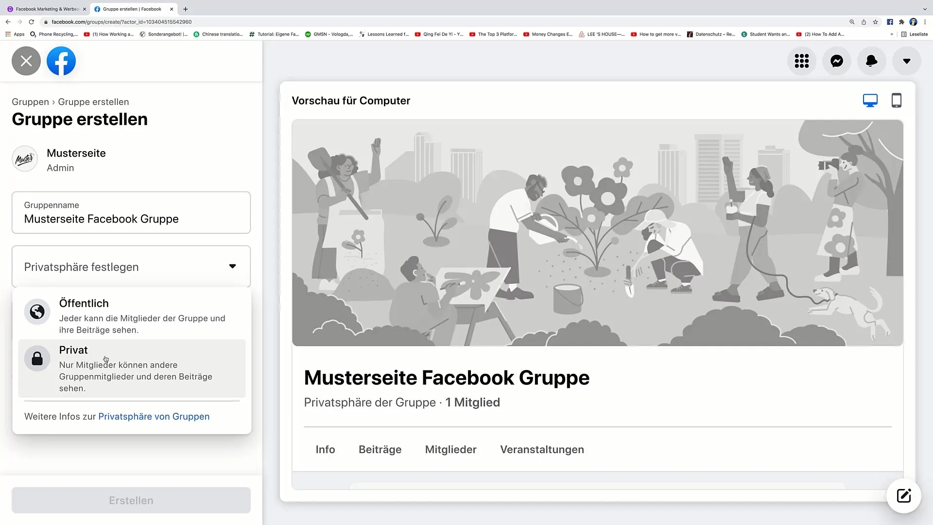 Facebook marketingas: kaip susieti Facebook puslapį su grupe