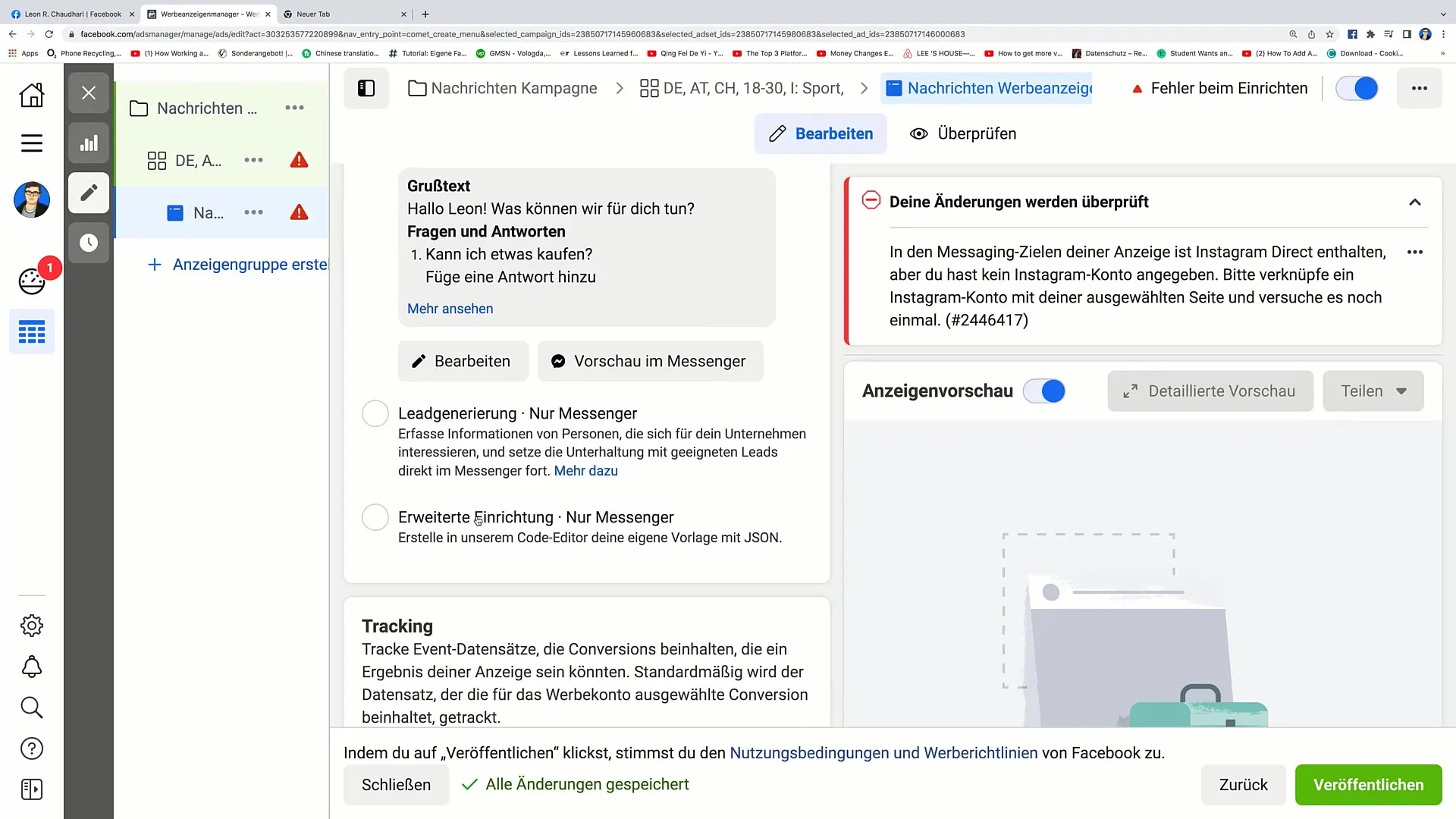 Hatékony JSON kód használata a Facebook Messengerhez