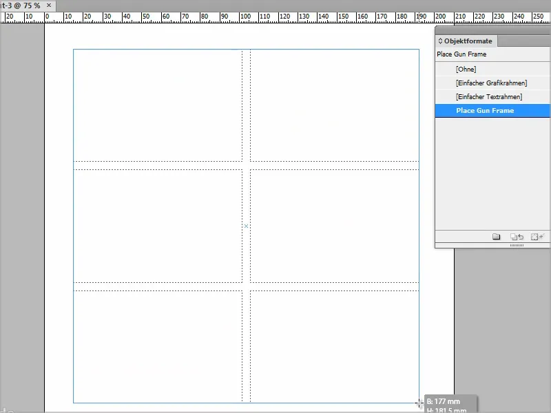 Astuces & conseils pour Adobe InDesign : placer immédiatement des images avec un format d'objet - astuce secrète