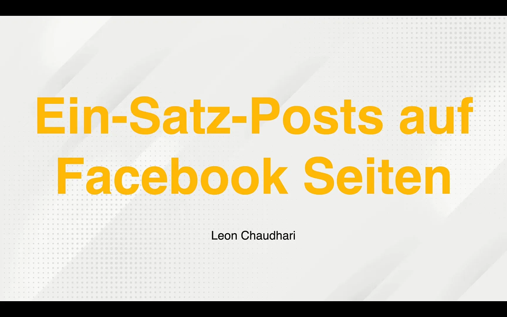 Increase the reach of your Facebook page with one-sentence posts