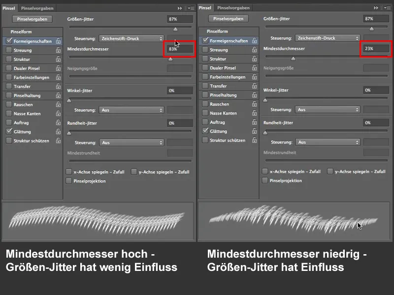 Freistellen mit dem Pinselwerkzeug