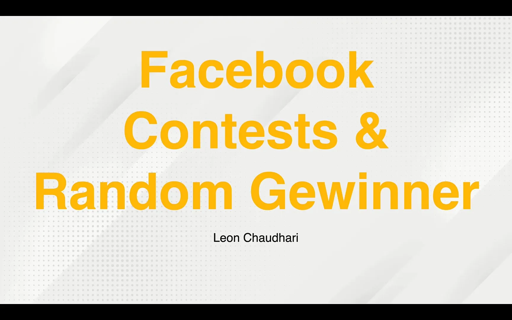 Effectively use Facebook contests to maximize reach