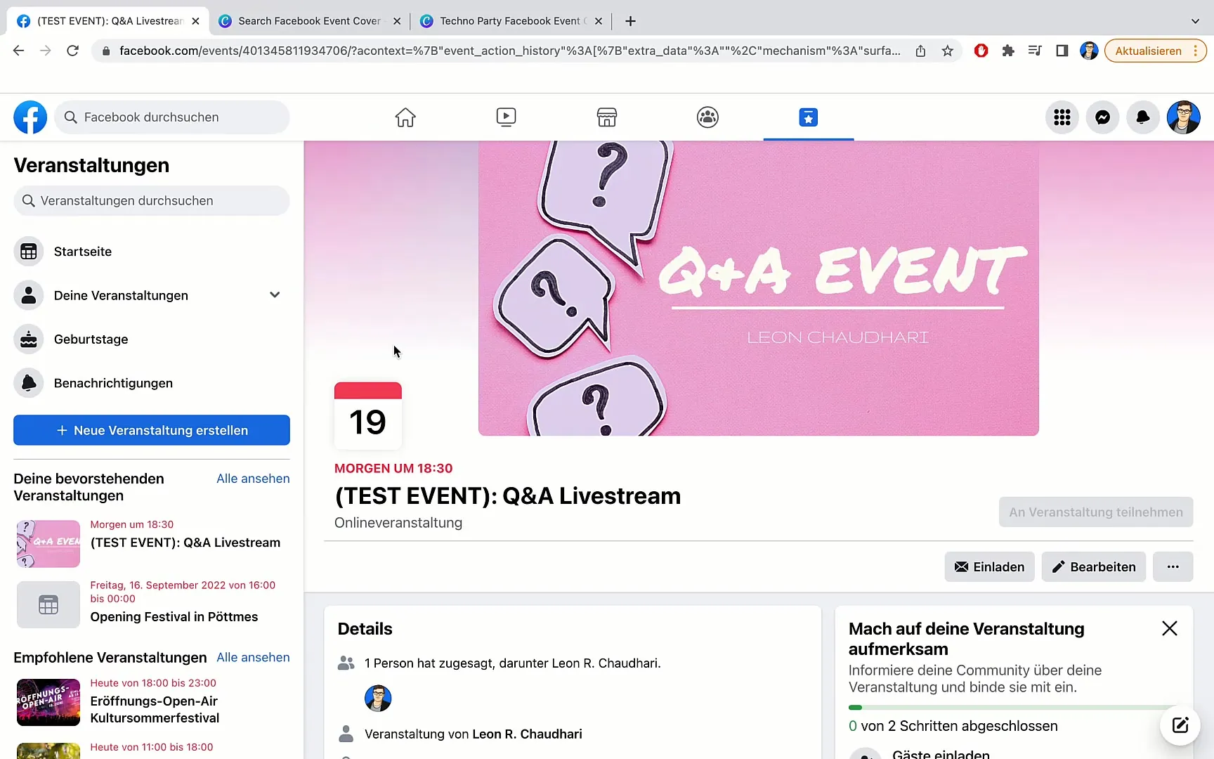 Invitation from friends to Facebook events: A step-by-step guide